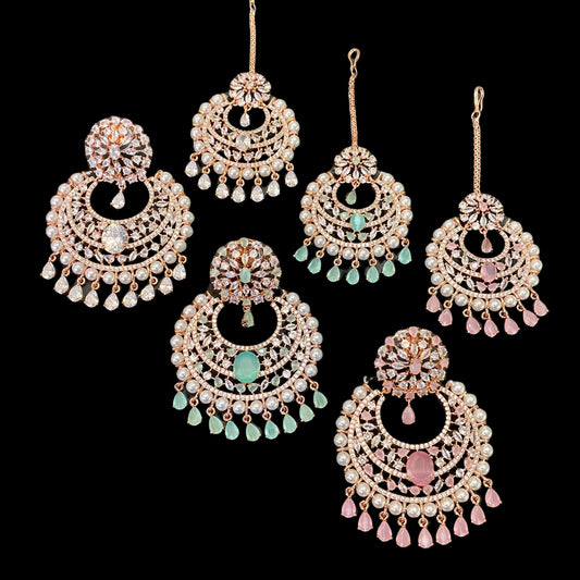 Ella Earrings and Tikka