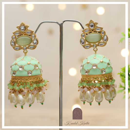 Jhumka in Mint