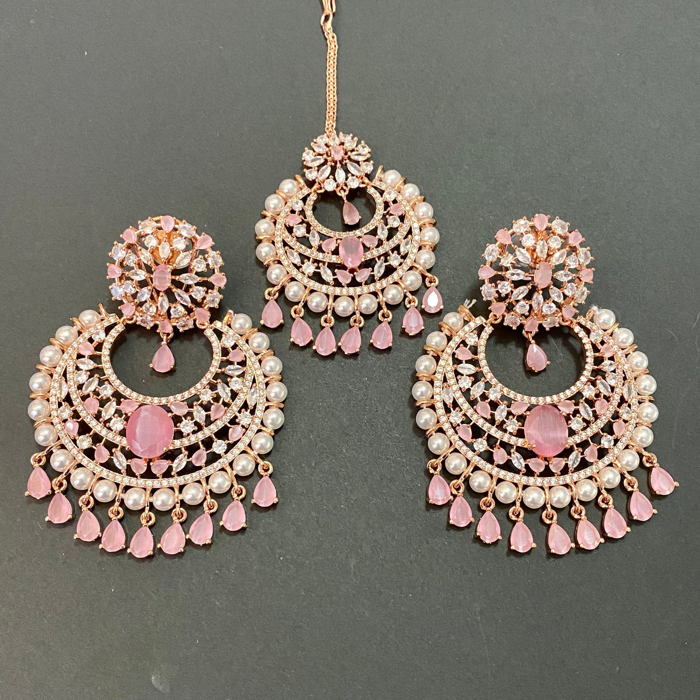 Ella Earrings and Tikka