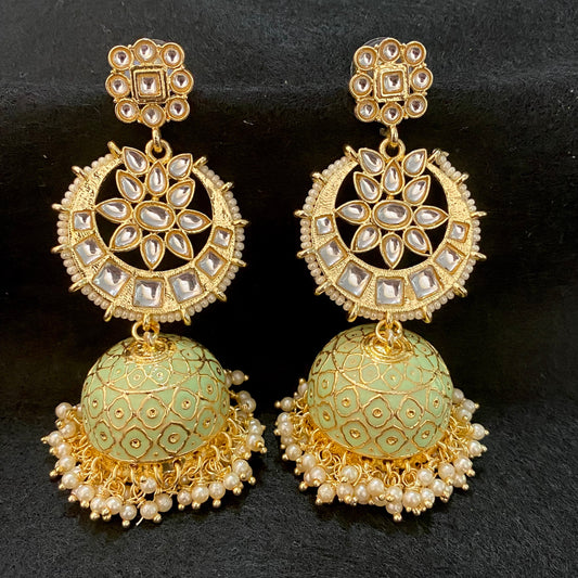 Kundan mina jhumki