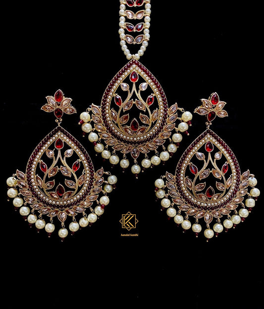 Pia Earrings and Tikka