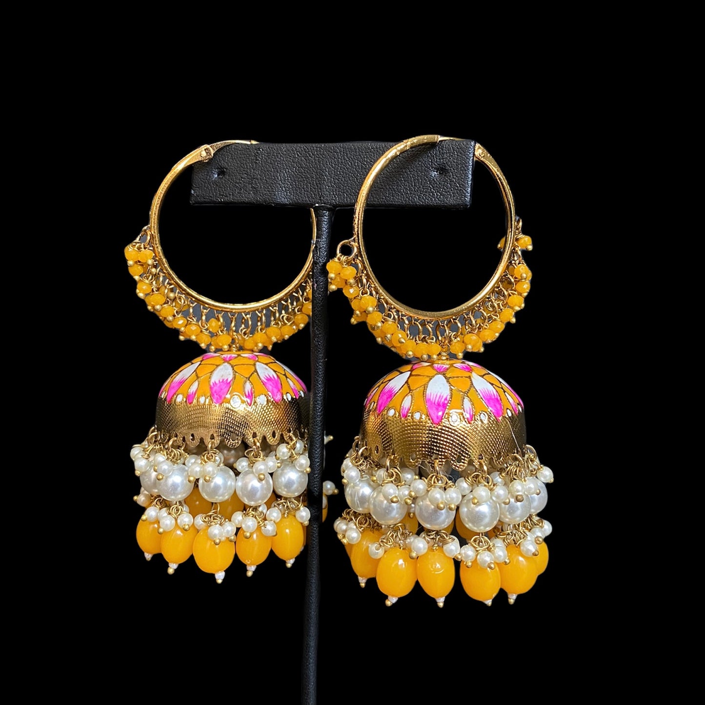 Minakari jhumki