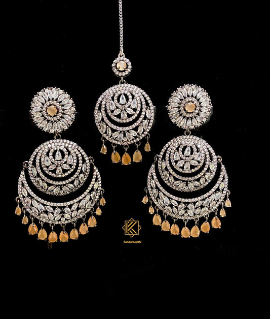 Veronica Earrings and Tikka