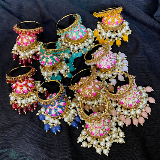 Minakari jhumki