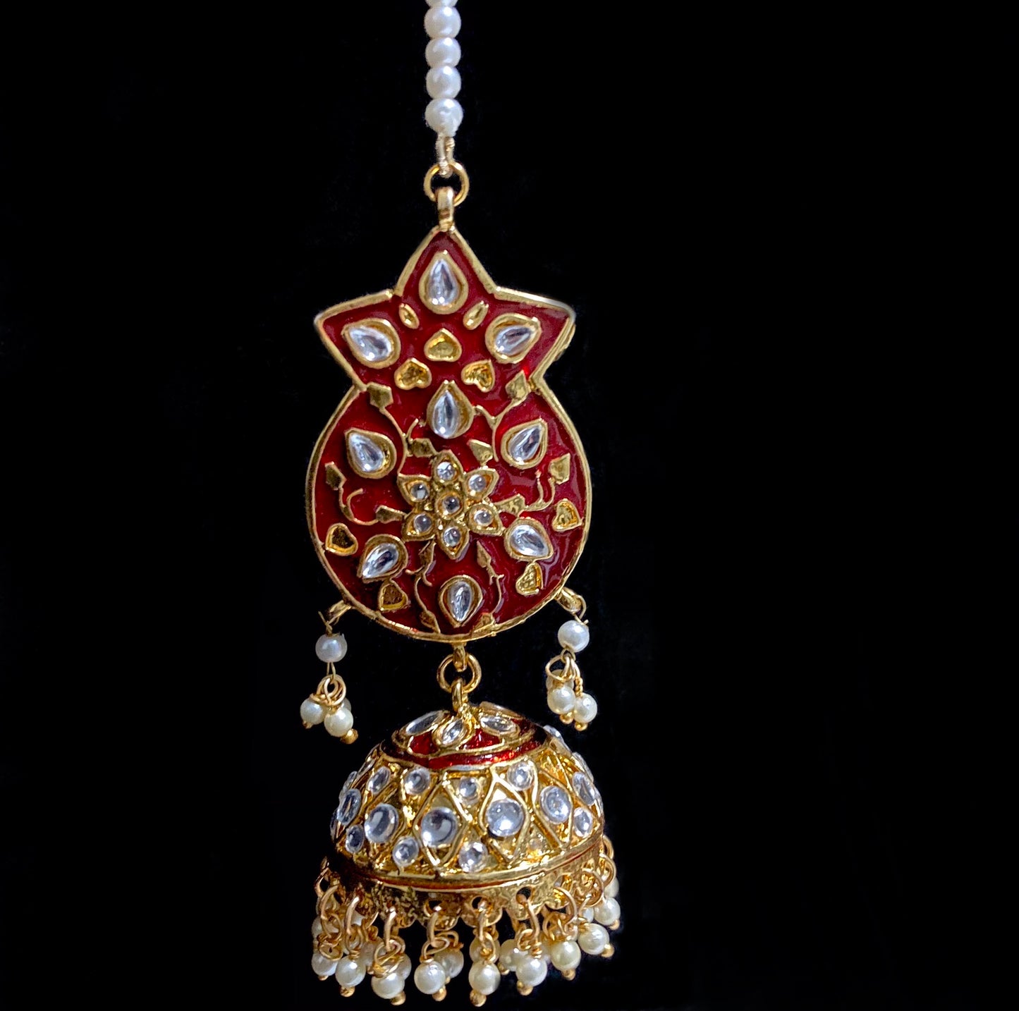 Jiya Earrings and Tikka