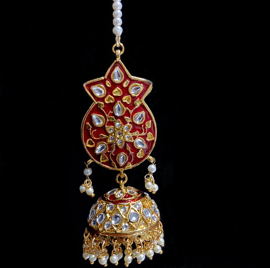 Jiya Earrings and Tikka