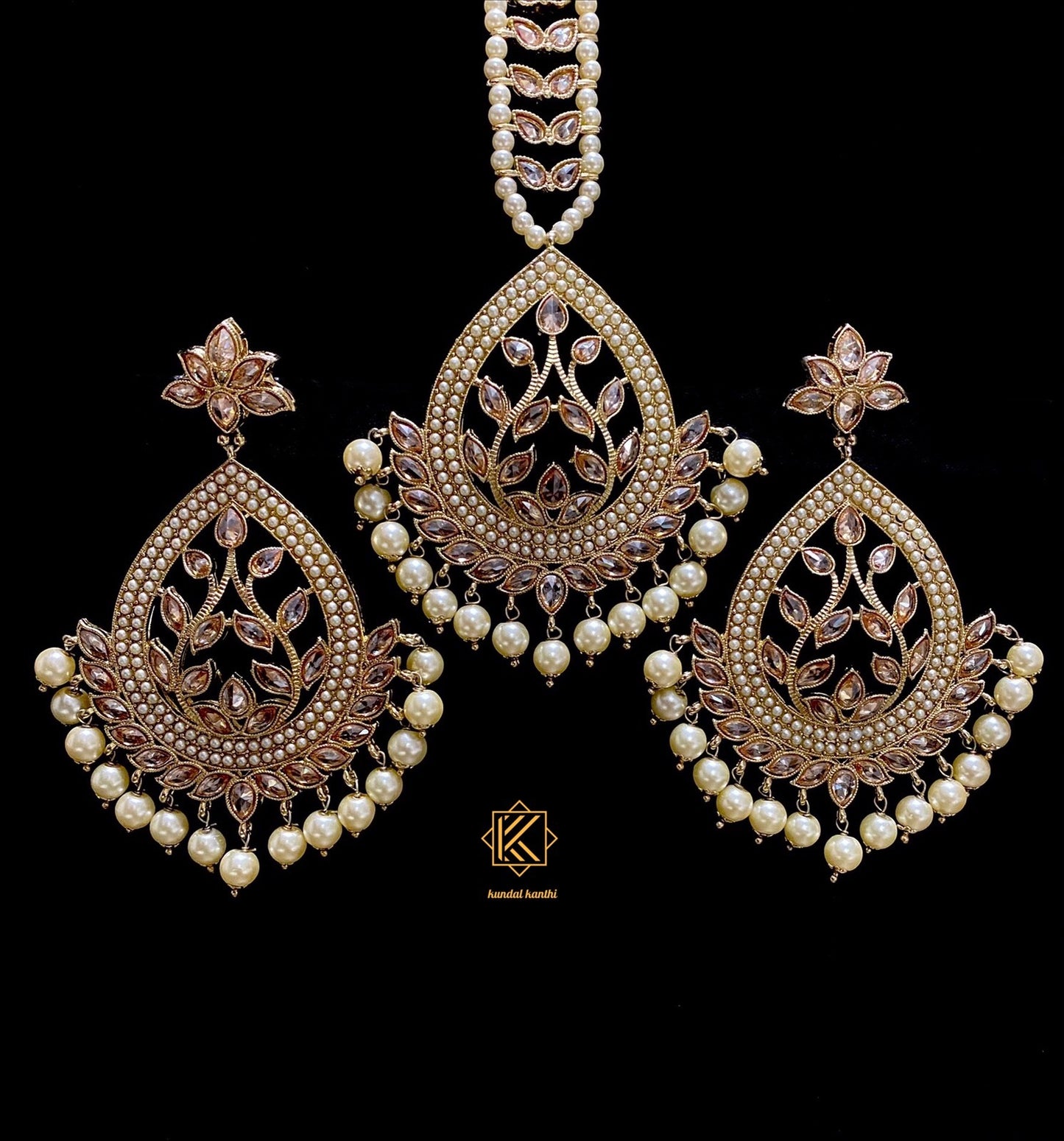 Pia Earrings and Tikka