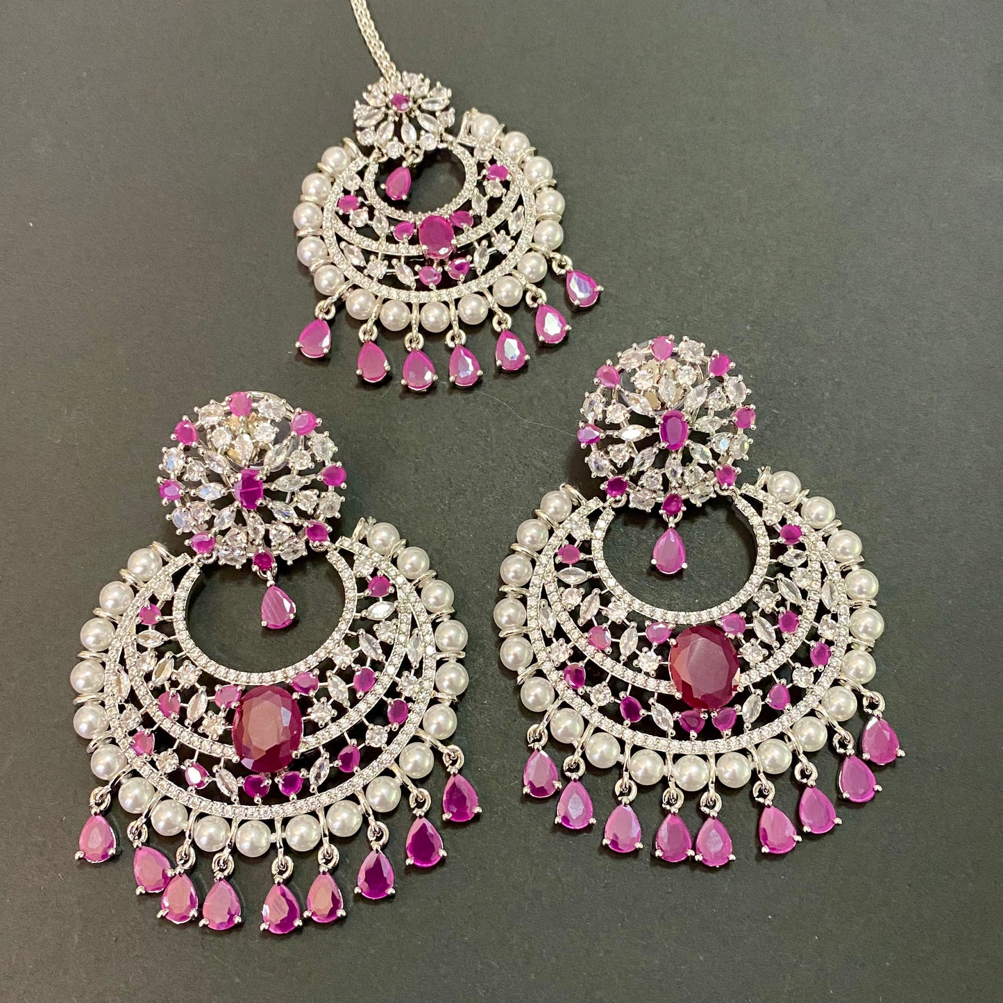 Ella Earrings and Tikka