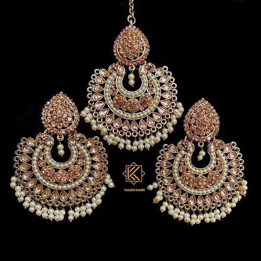 Vanessa Earrings and Tikka