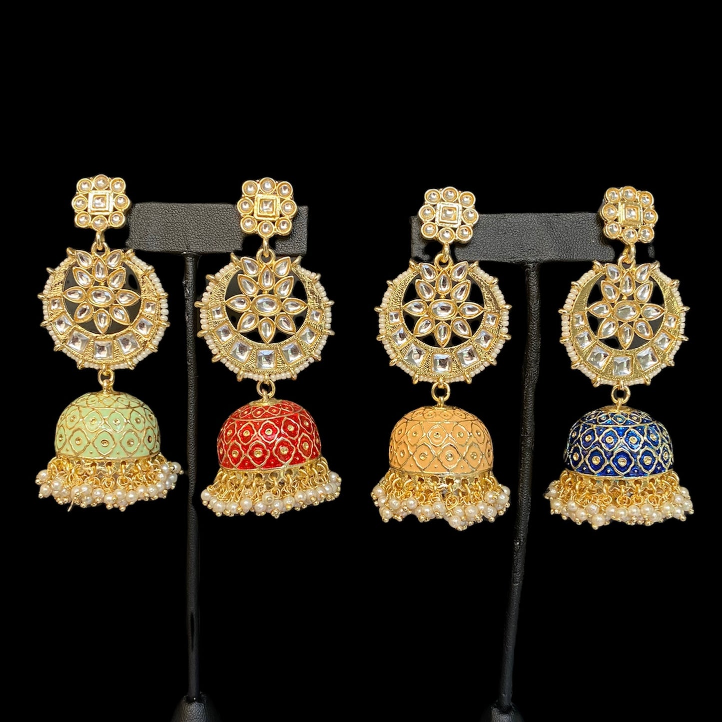 Kundan mina jhumki