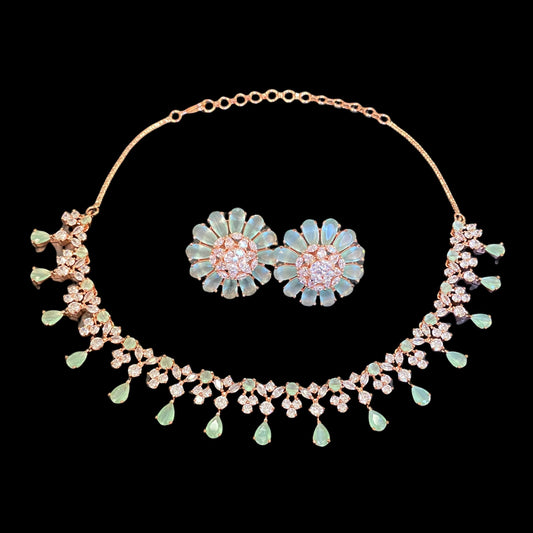 Pretty in Rose and Mint CZ