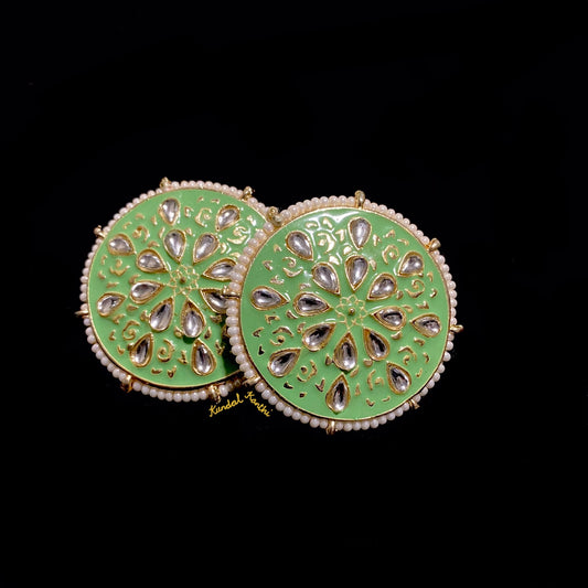 Minakari Round Studs