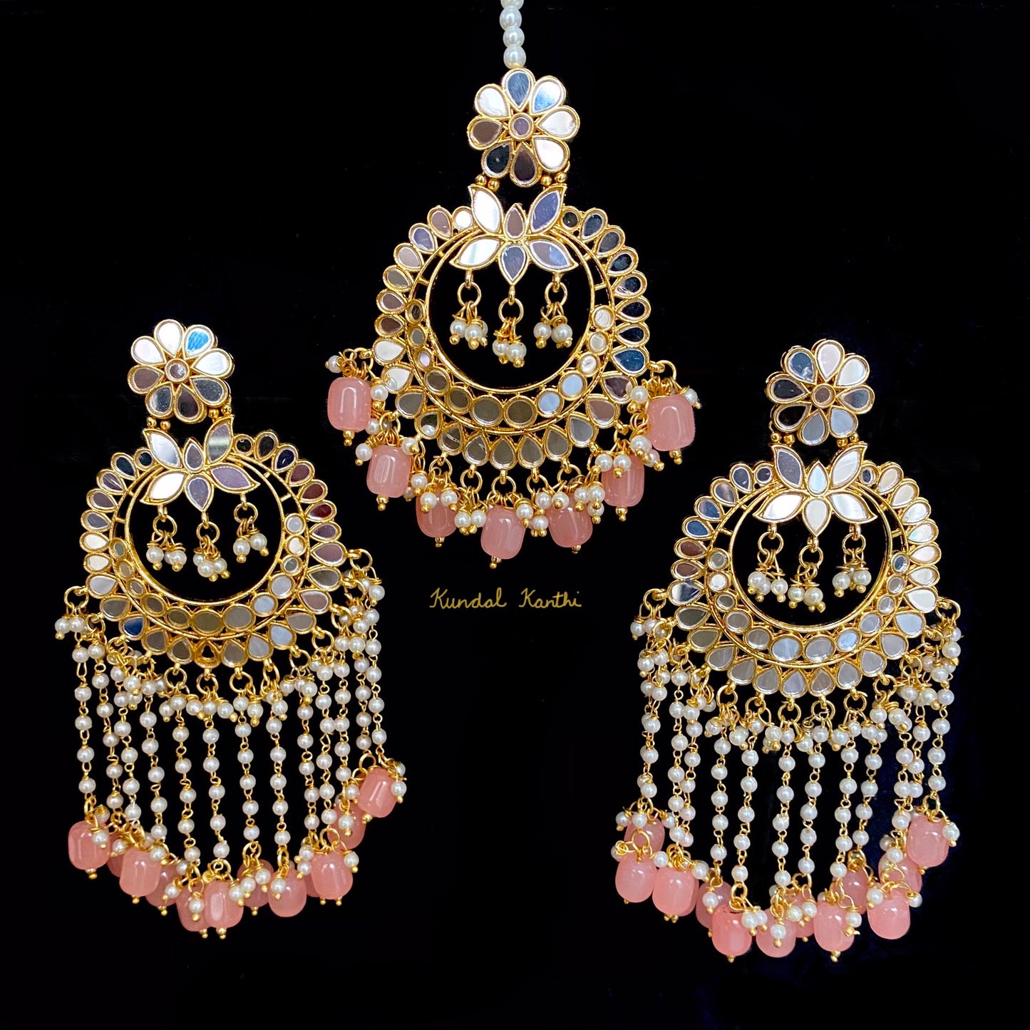 Love Earrings and Tikka