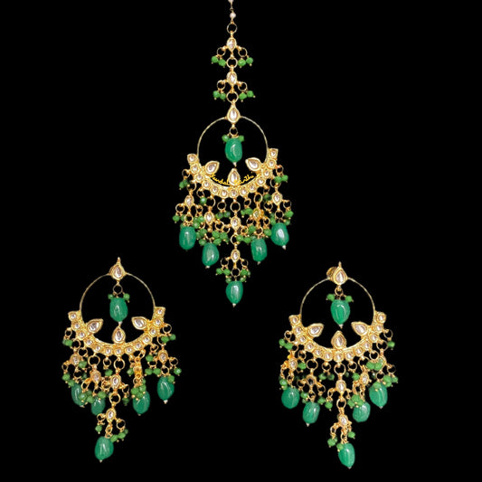 Chahat Earrings and Tikka