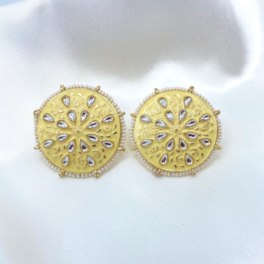 Minakari Round Studs