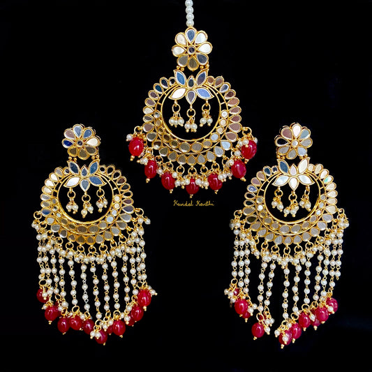 Love Earrings and Tikka