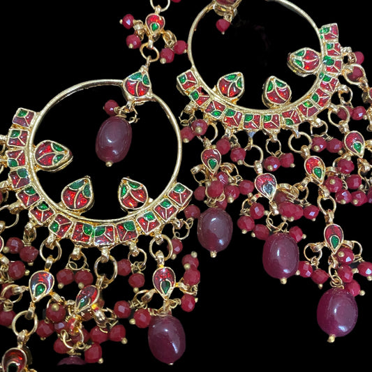 Chahat Earrings and Tikka