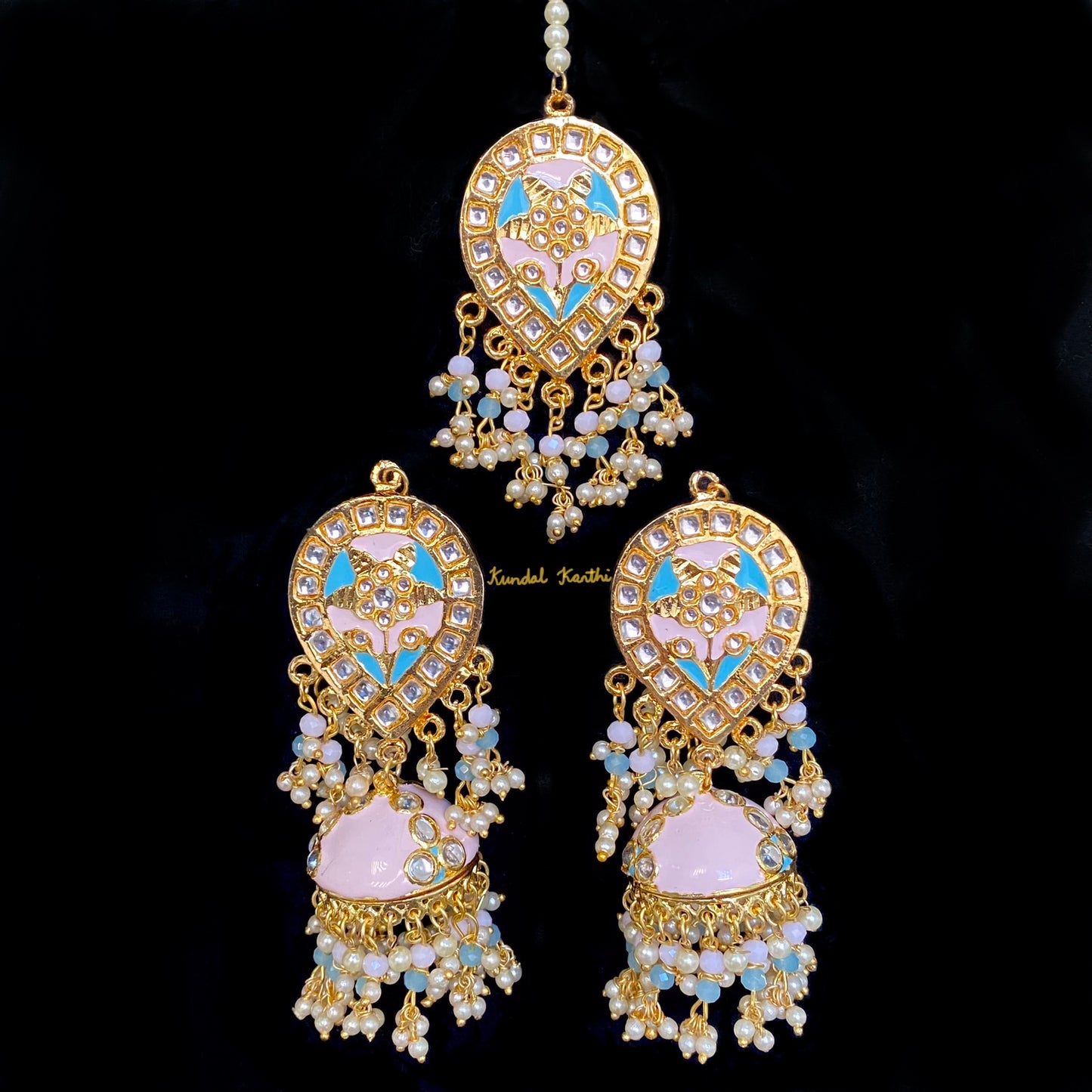 Farah Earrings and Tikka