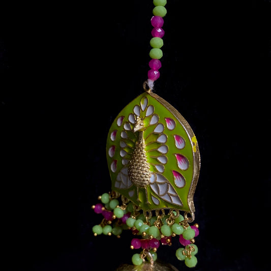 Morni Earrings and Tikka