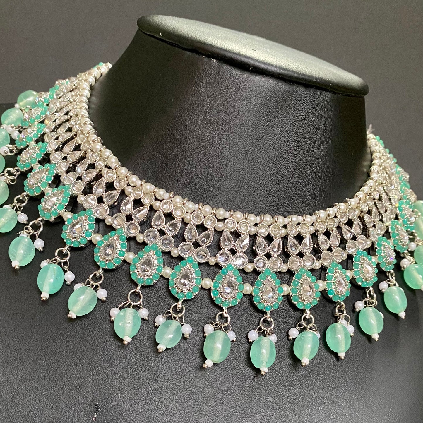 Twirl in Silver & Mint