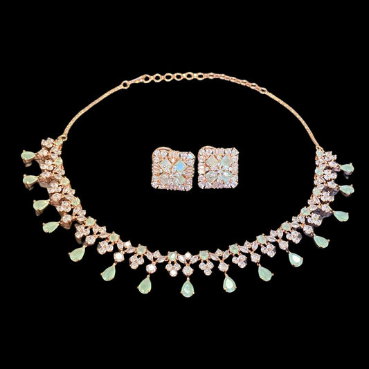 Pretty in Rose and Mint CZ