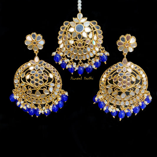 Shaima Earrings and Tikka