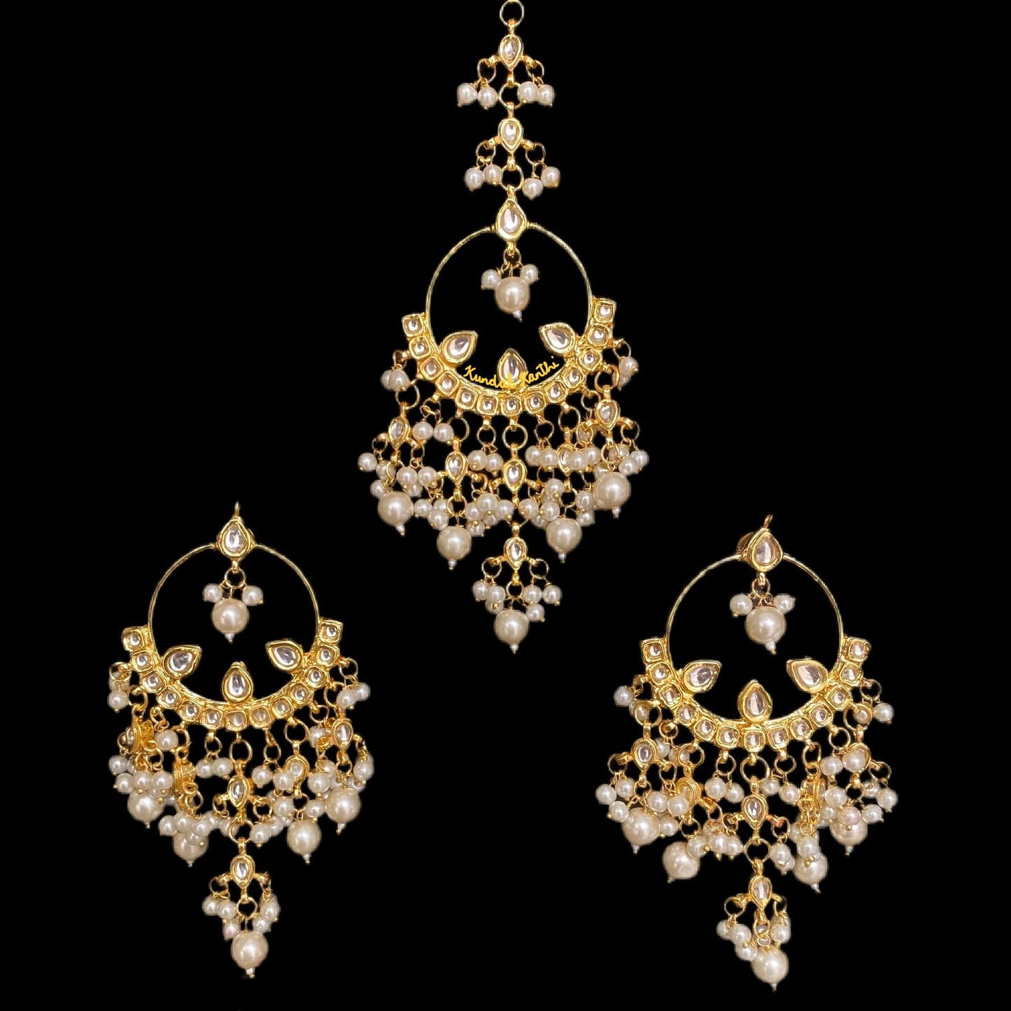 Chahat Earrings and Tikka