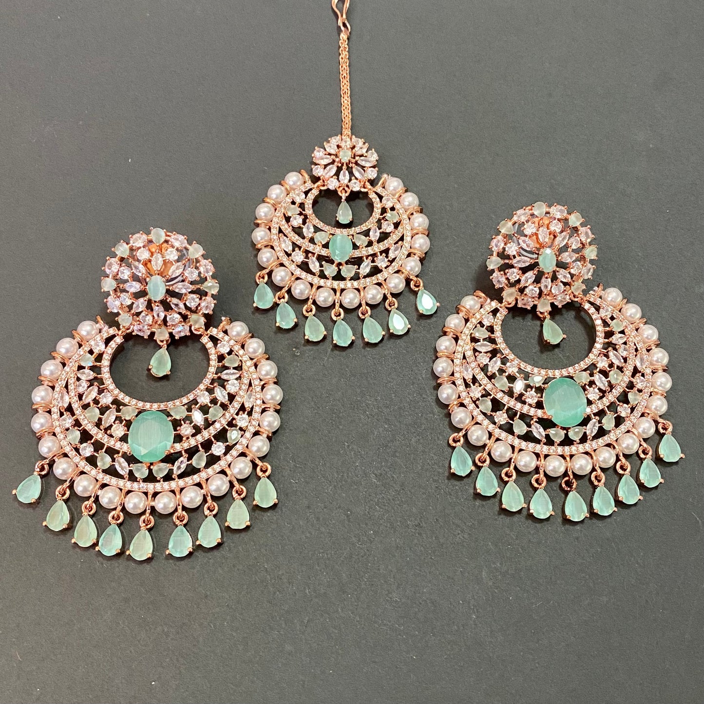 Ella Earrings and Tikka