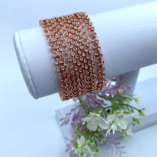 Rounds in Rose Gold
