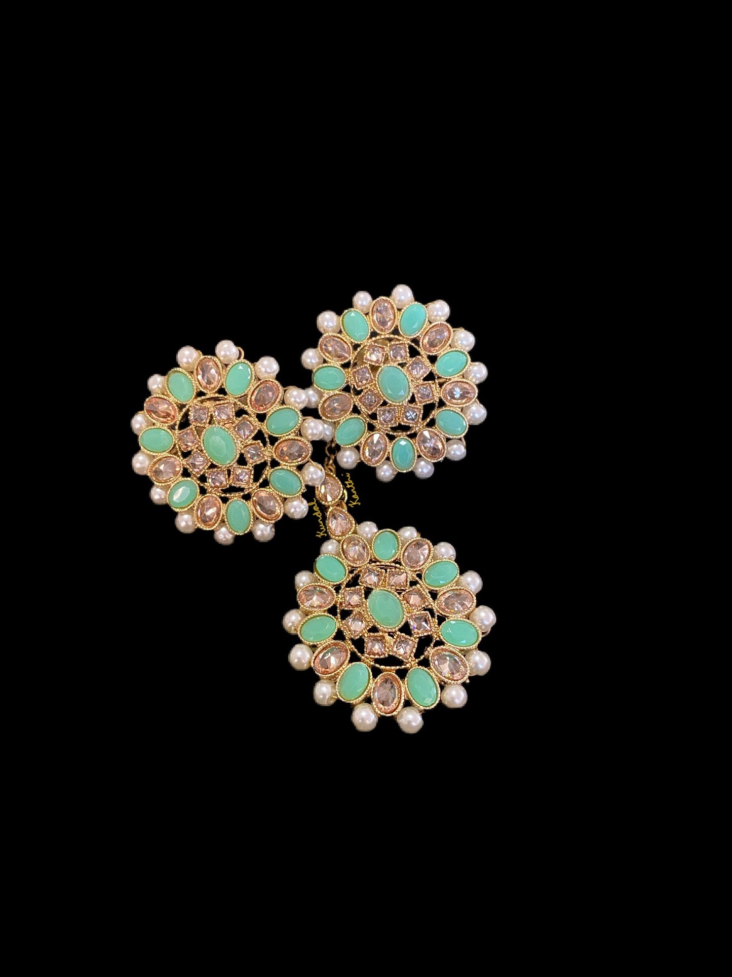 Aria Earrings and Tikka